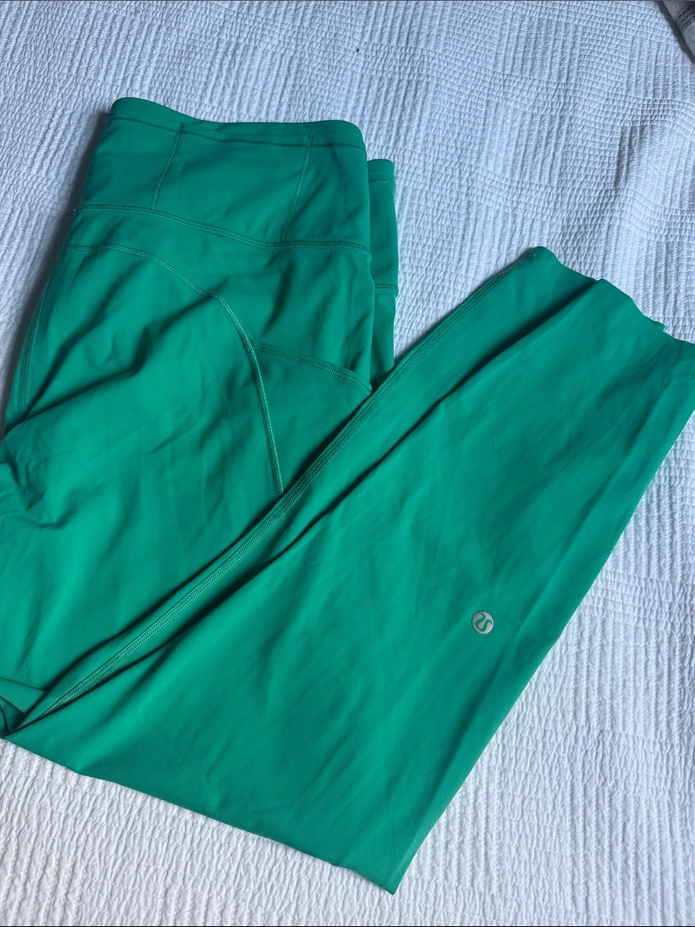 lululemon athletica Emerald Green High-Waist Leggings